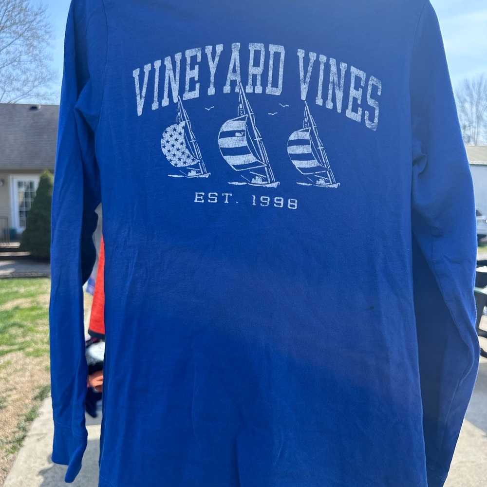 Vineyard Vines Royal Blue Graphic Tee